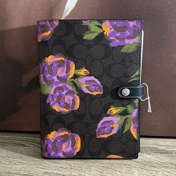 Coach Notebook Neon Rose NWT - Picture 1 of 8